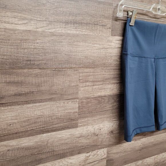 Everlane Blue Atlantic The Perform Bike Short Size XS High Rise Pocket Women's - Picture 10 of 15